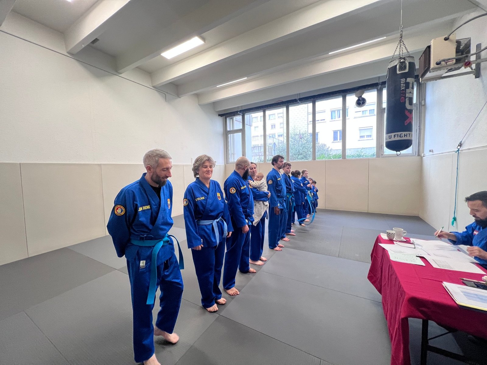 Passage de grades et pratique au dojo Vovinam Orléans
