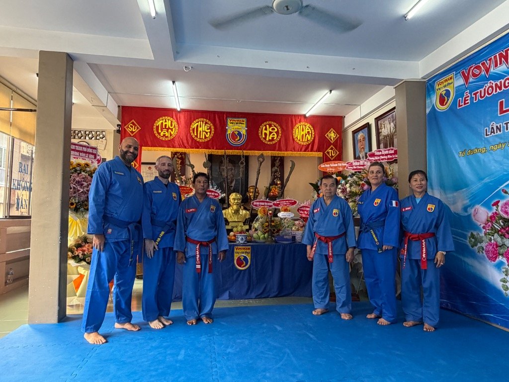 Délégation Vovinam France et Orléans au Tổ Đường
